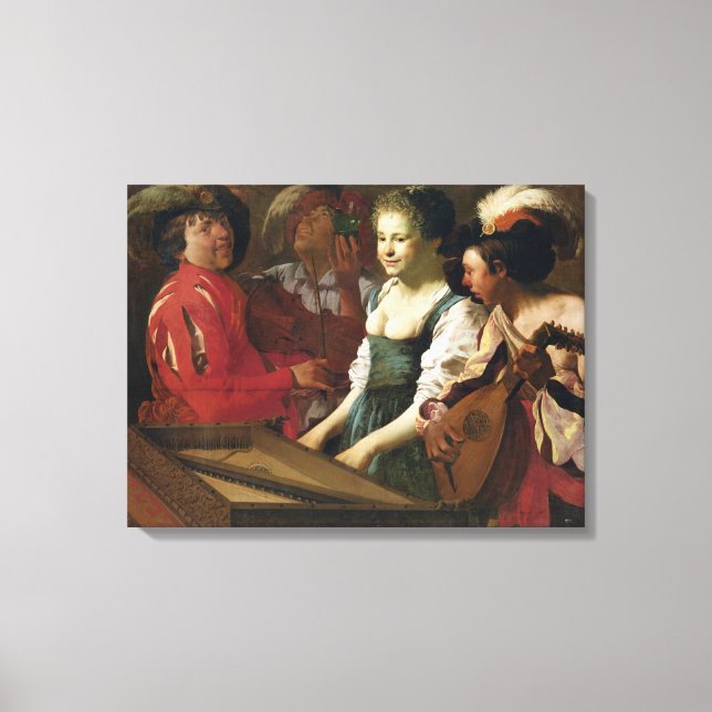 Concert, 1626 canvas print (Front)