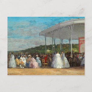 Concert at the Casino, 1865 by Eugene Boudin Postcard