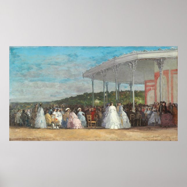 Concert at the Casino - Eugène Boudin Fine Art Poster (Front)