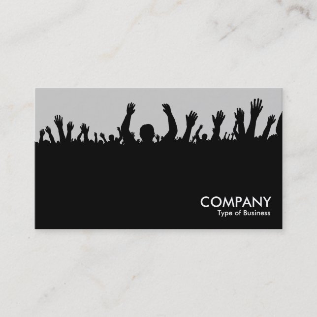 Concert - Black and Lt Grey Business Card (Front)