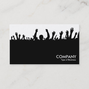 Concert - Black and White Business Card