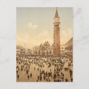 Concert in St Mark's Square II, Venice, Italy Postcard