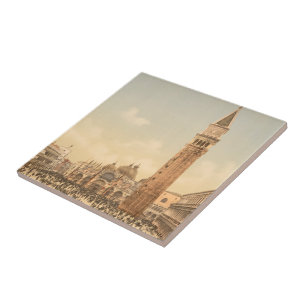 Concert in St Mark's Square II, Venice, Italy Tile