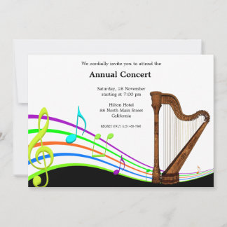 Concert Music Invitation