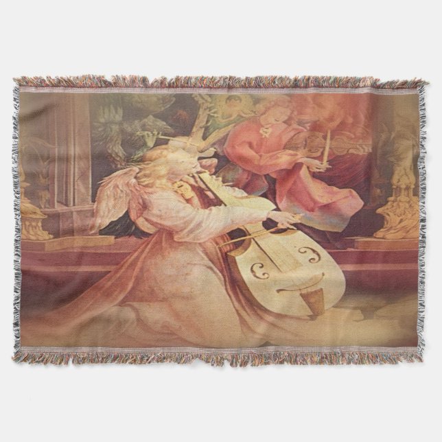 Concert of Angels Throw Blanket (Front)