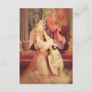 Concert of Angels with Scripture Enclosure Card