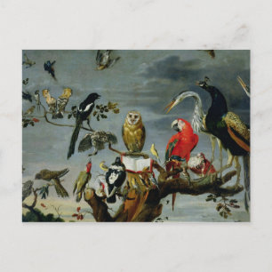 Concert of Birds Postcard