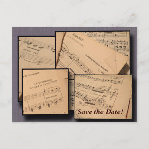 Concert or Recital Save the Date Postcard