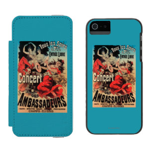 Concert Poster on Avenue de Champs-Elysees Incipio Watson™ iPhone 5 Wallet Case