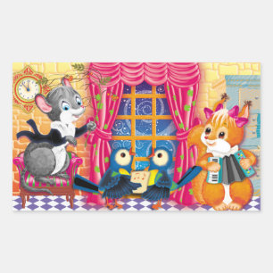 concert rectangular sticker