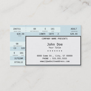 concert ticket