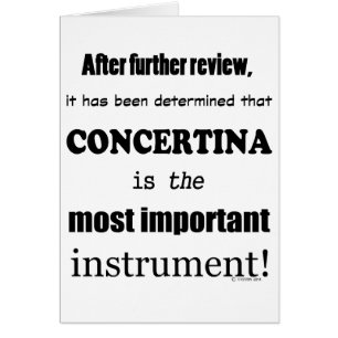 Concertina Most Important Instrument