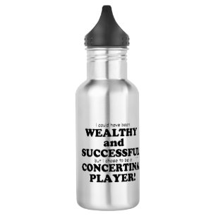Concertina Wealthy & Successful 532 Ml Water Bottle
