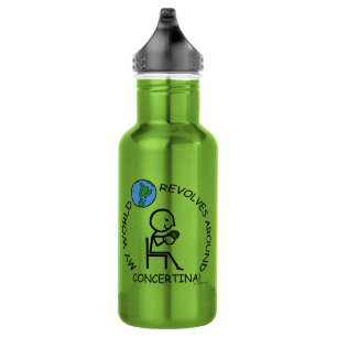 Concertina- World Revolves Around 532 Ml Water Bottle