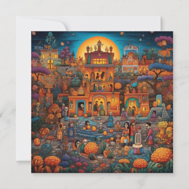 "Concerto de los Muertos" Invitation (Front)