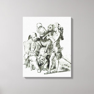 Concerto Spirituale, published 23rd March 1773 Canvas Print