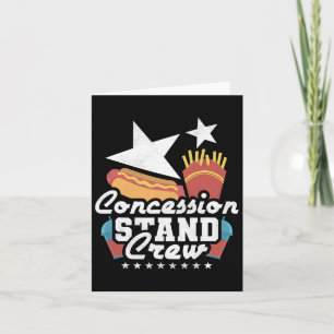 Concession Stand Crew  Card