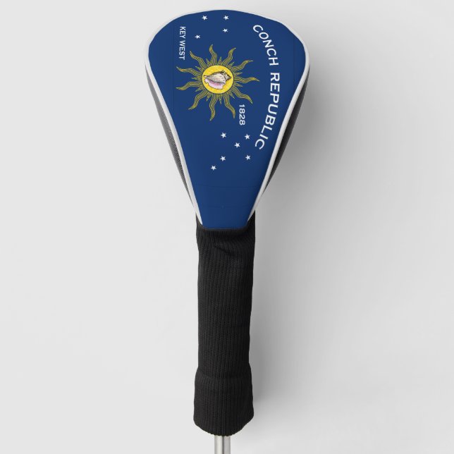 Conch Republic flag Golf Head Cover (Front)
