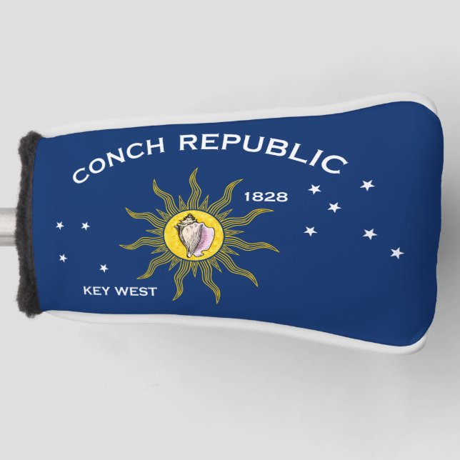 Conch Republic flag Golf Head Cover (Front)