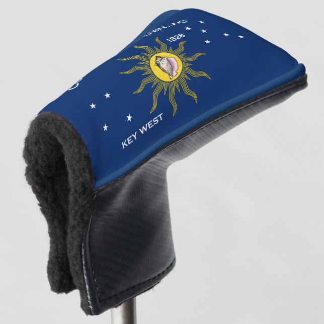 Conch Republic Flag Key West Florida Golf Head Cover (3/4 Front)