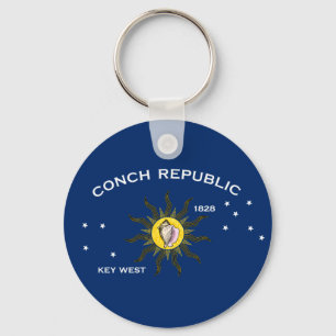 Conch Republic Flag Key West Florida Ring