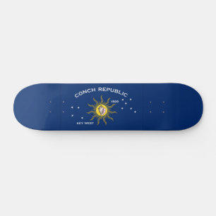 Conch Republic flag Skateboard