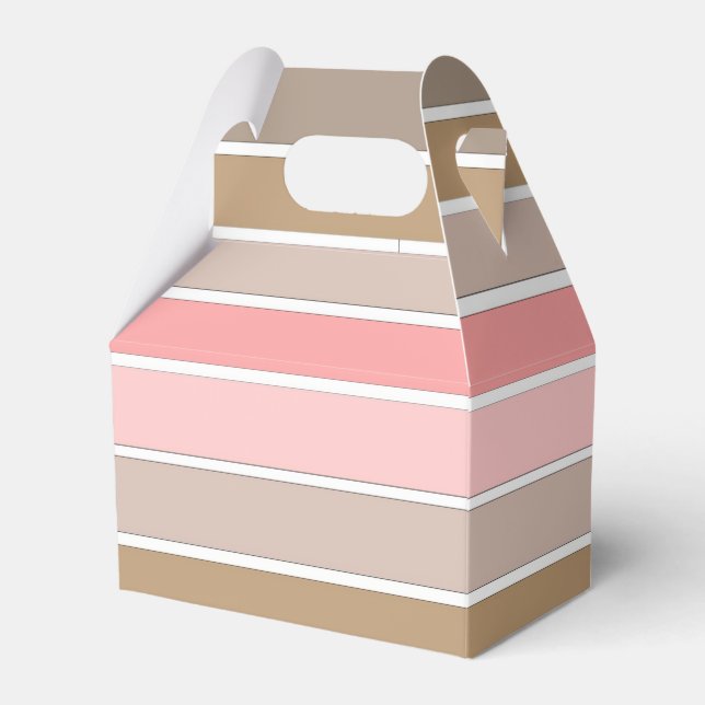 Conch Seashell Colours Favour Box (Front Side)
