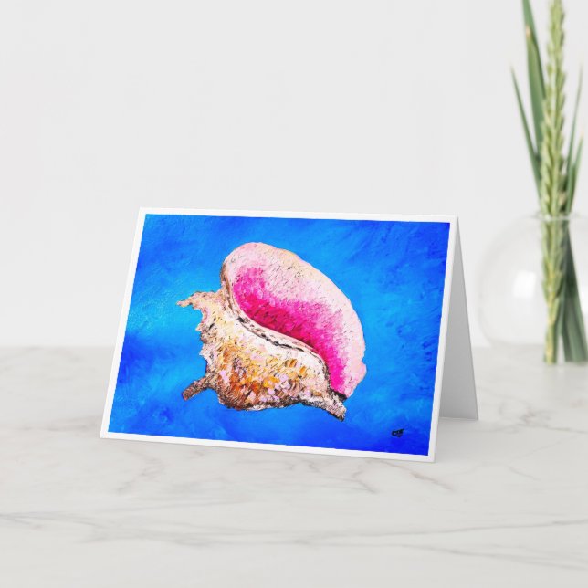Conch Shell Note Card (Front)