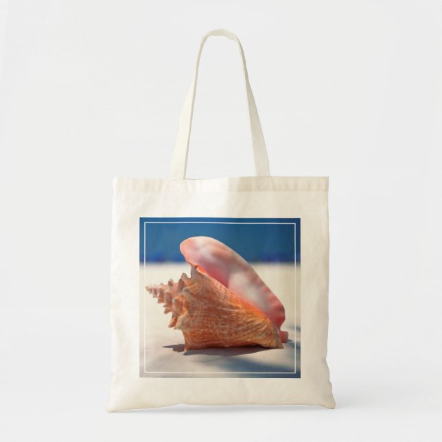 Conch Shell On Beach 2 Tote Bag (Front)