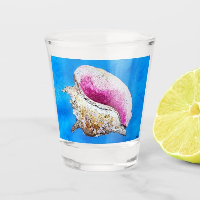 Conch Shell Shot Glass (Front)