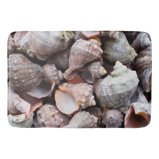 Conch shells bath mat (Front)
