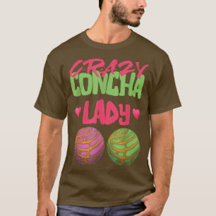 Concha Crazy Lazy Meicana Candy Meico Bread  T-Shirt