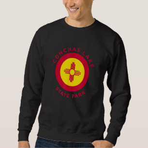 Conchas Lake State Park New Mexico NM Flag Zia Sou Sweatshirt