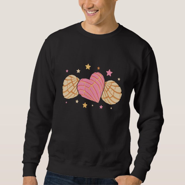 Conchas Pan Dulce Latina Mexican Mujer Concha Past Sweatshirt (Front)