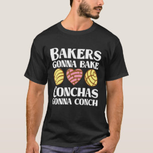 Conchas Pan Dulce Latina Mexican Mujer Concha Past T-Shirt