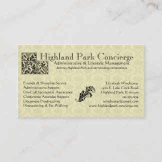 Concierge Business Card
