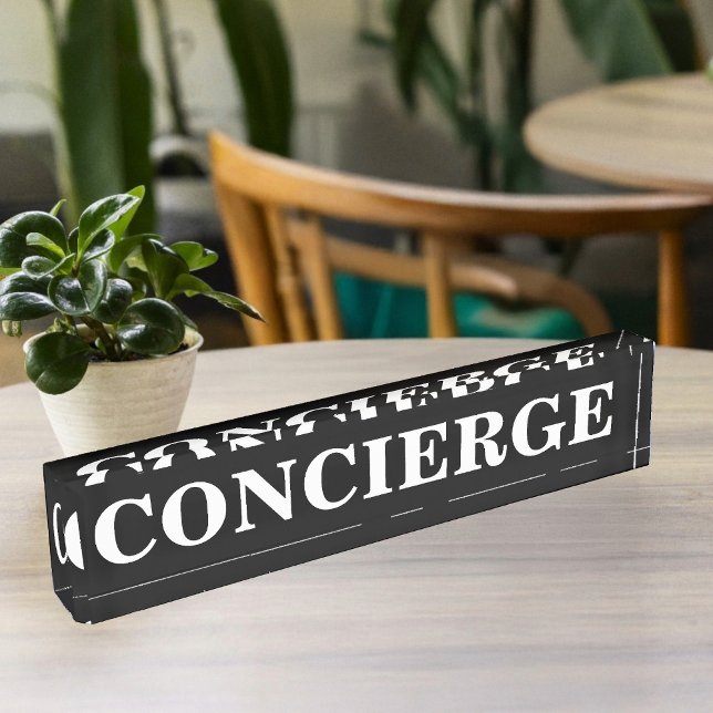 Concierge Nameplate (Creator Uploaded)