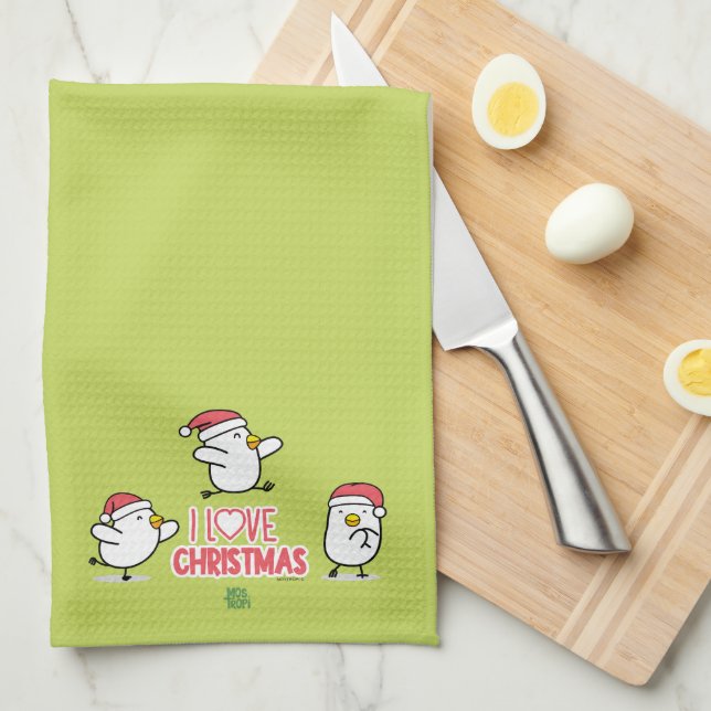Concoction: "My Love Christmas" Tea Towel (Quarter Fold)