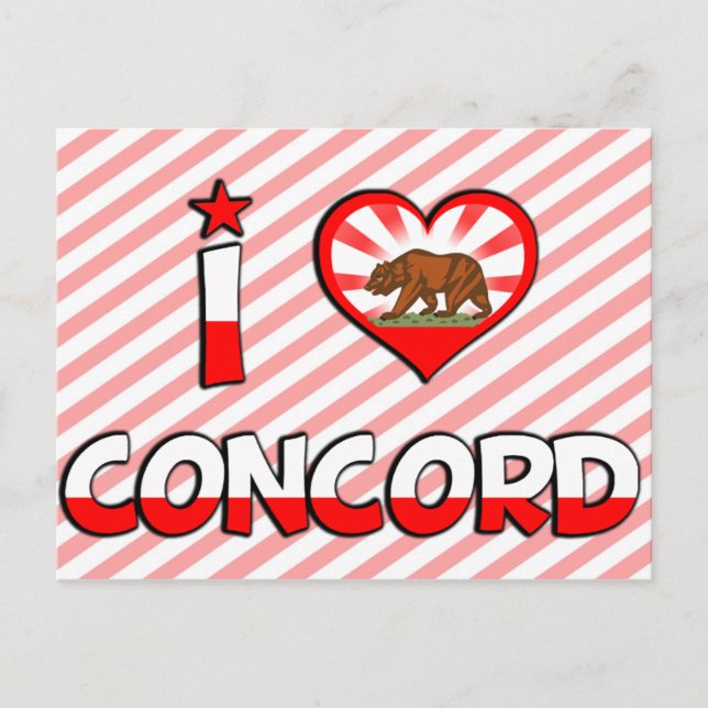 Concord, CA Postcard (Front)