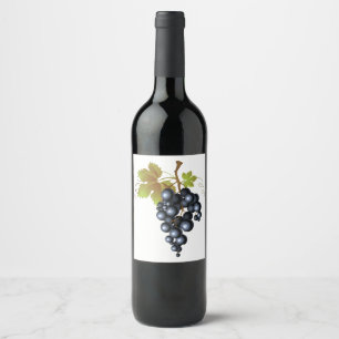 Concord Grapes Wine Label