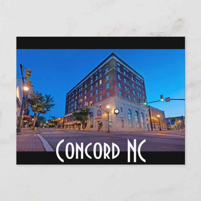 CONCORD NC POSTCARD (Front)