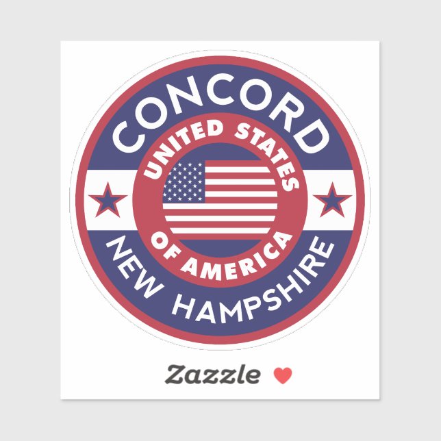 CONCORD, New Hampshire (Sheet)