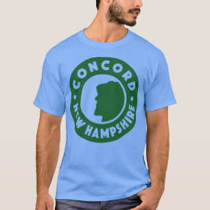 Concord New Hampshire Circle Green T-Shirt