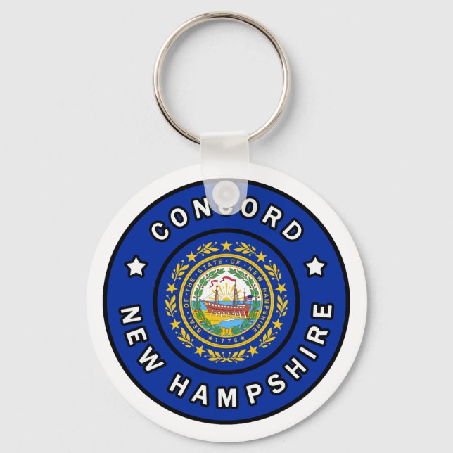 Concord New Hampshire Key Ring (Front)