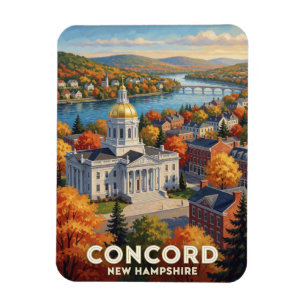 Concord New Hampshire State House Magnet