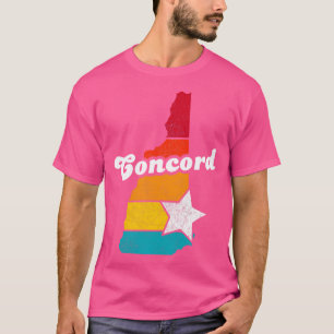 Concord New Hampshire Vintage Distressed Souvenir  T-Shirt