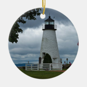 Concord Point Lighthouse Ceramic Tree Decoration