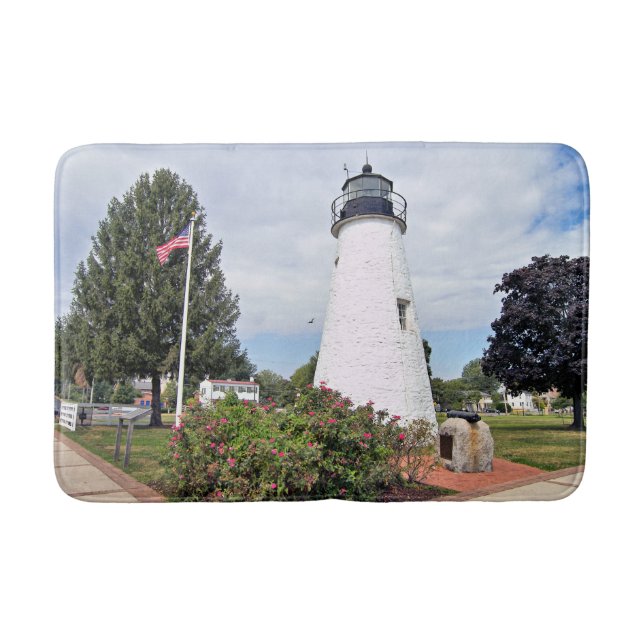 Concord Point Lighthouse, Maryland Bath Mat (Front)