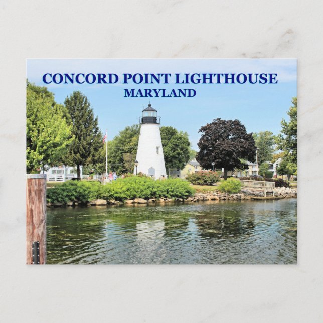 Concord Point Lighthouse, Maryland Postcard (Front)