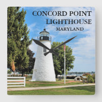 Concord Point Lighthouse, Maryland Wall Clock